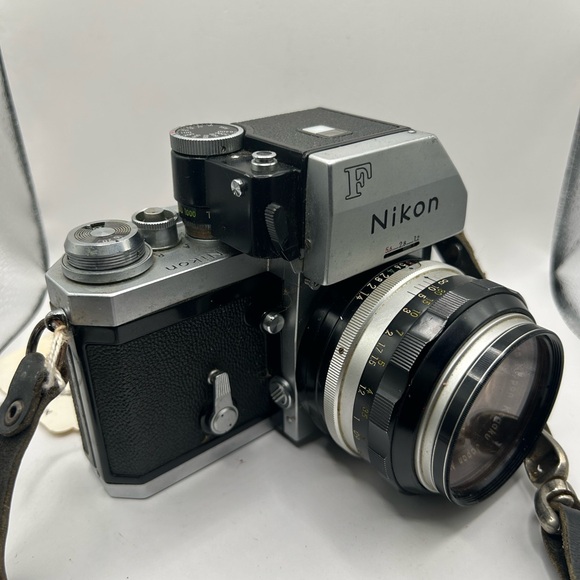 Nikon F Photomic with Nikkor-S Auto f1.4 50mm Lens Nippon Kogaku Japan - Picture 3 of 5